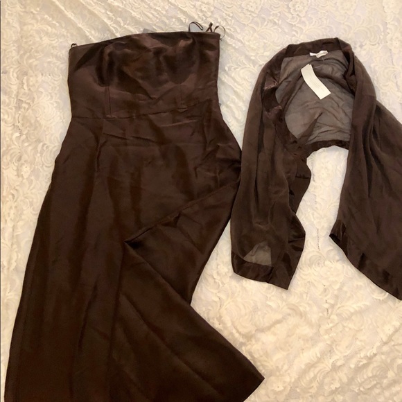 Brown Ann Taylor formal gown - Picture 2 of 8